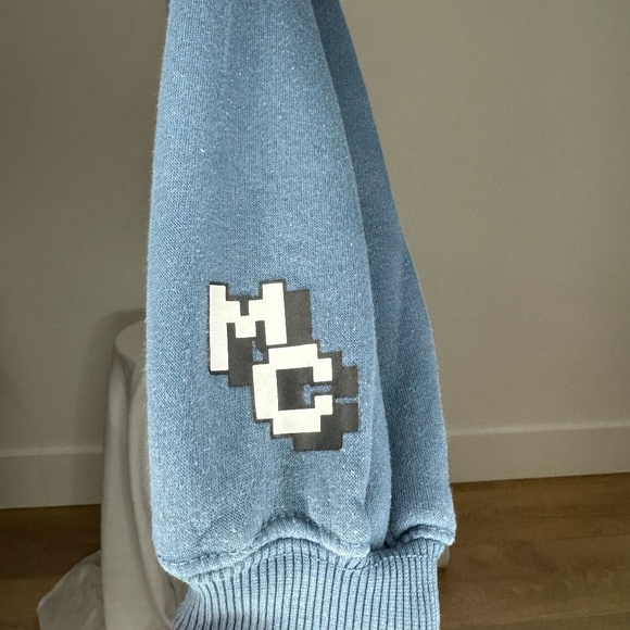 Kids Minecraft Hoodie – Size 5–6 – Blue TNT Sweatshirt - Picture 3 of 8